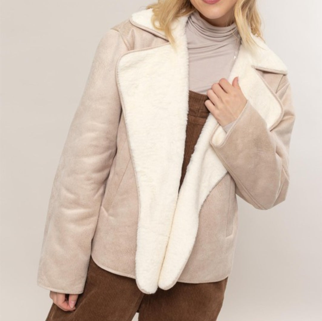 Cozy Inn Suede Jacket (2 colors)
