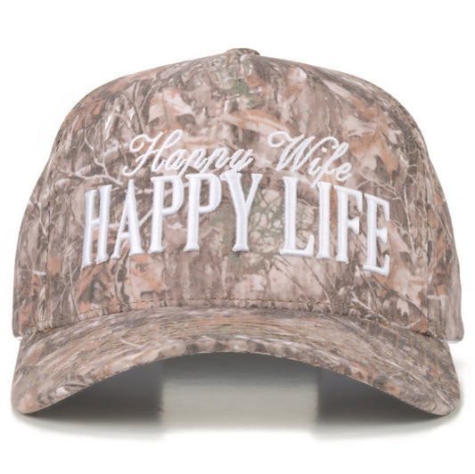 Happy Wife Happy Life Camo Hat