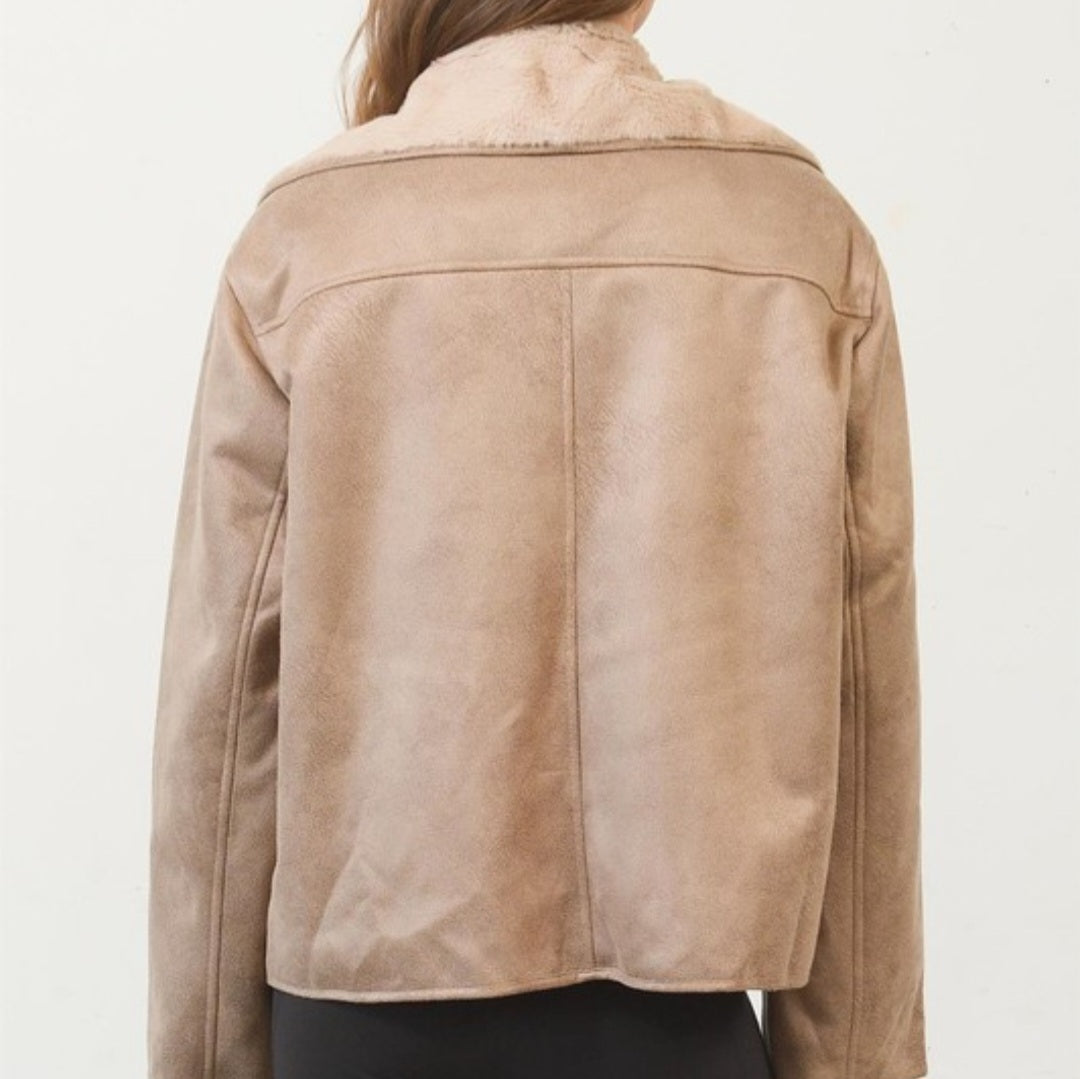 Cozy Inn Suede Jacket (2 colors)
