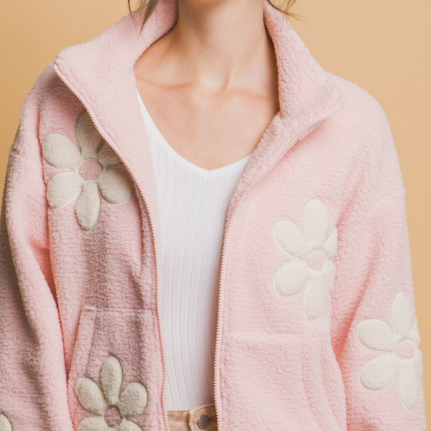 Teddy Flower Jacket (3 colors)