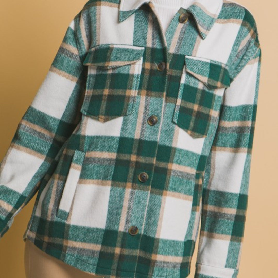 Elle Plaid Shacket