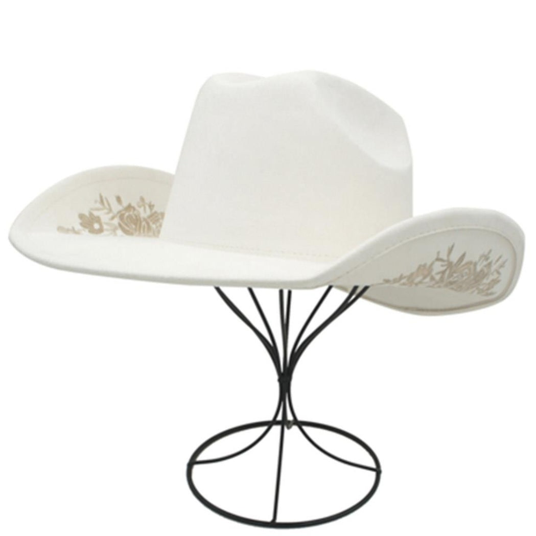 Rose Cowgirl Hat (2 colors)