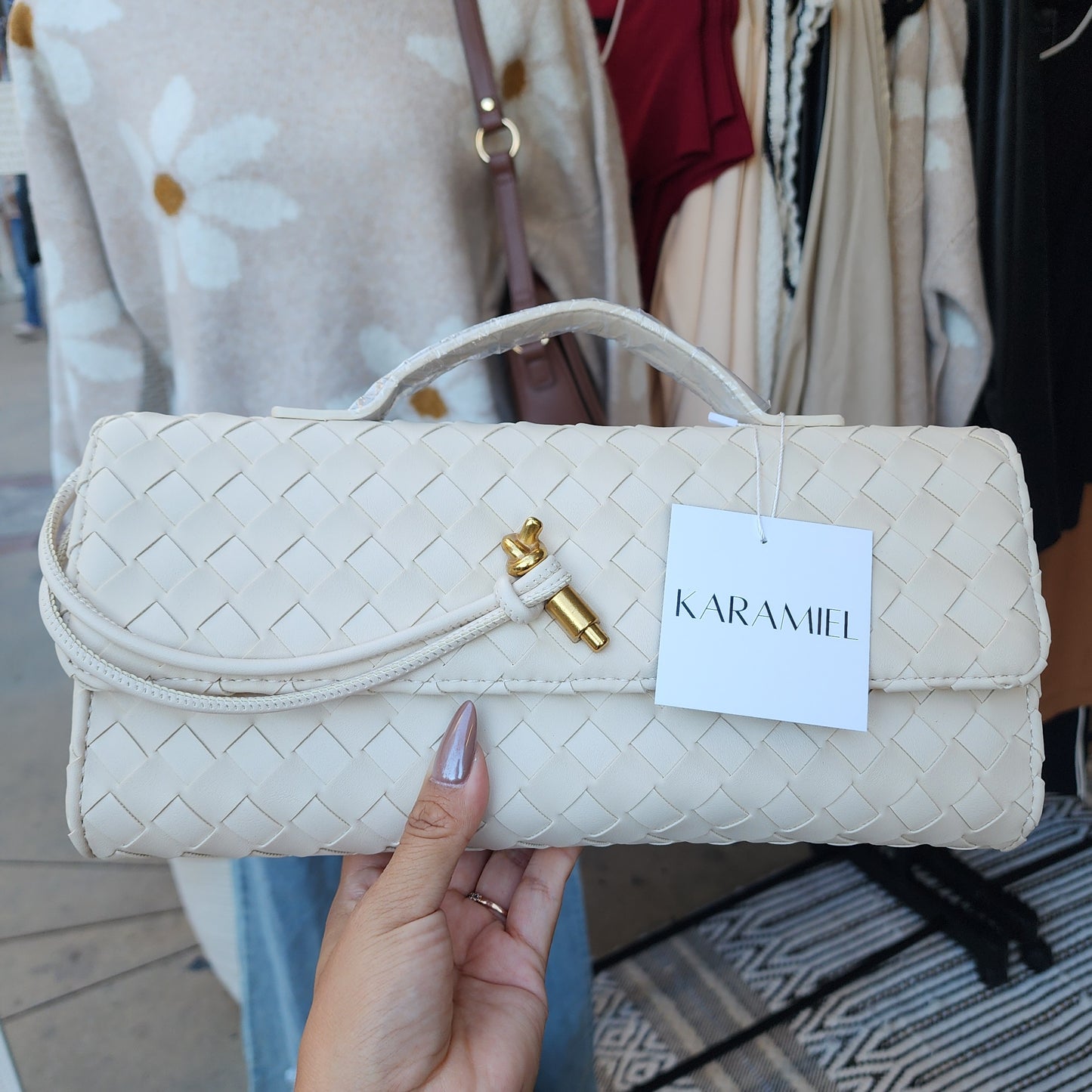 Quinn Purse (Cream)