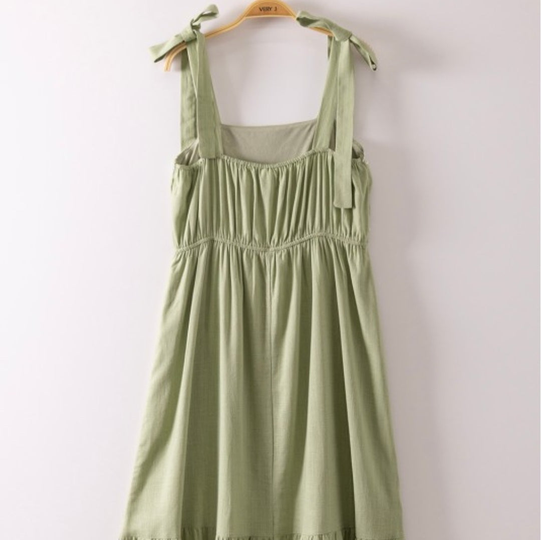 Sadie Floral Embroidery Midi Dress