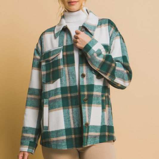 Elle Plaid Shacket