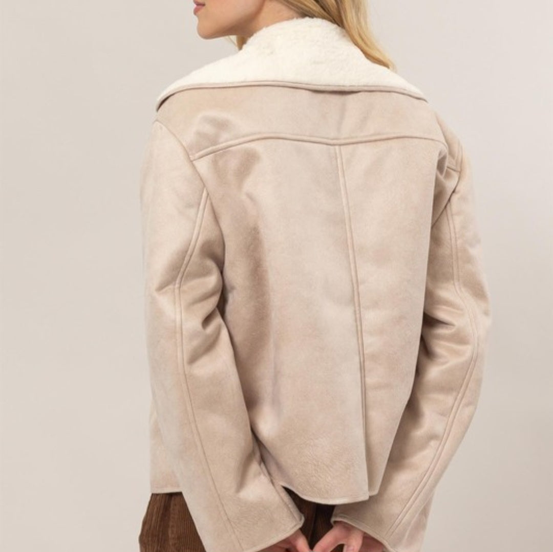 Cozy Inn Suede Jacket (2 colors)