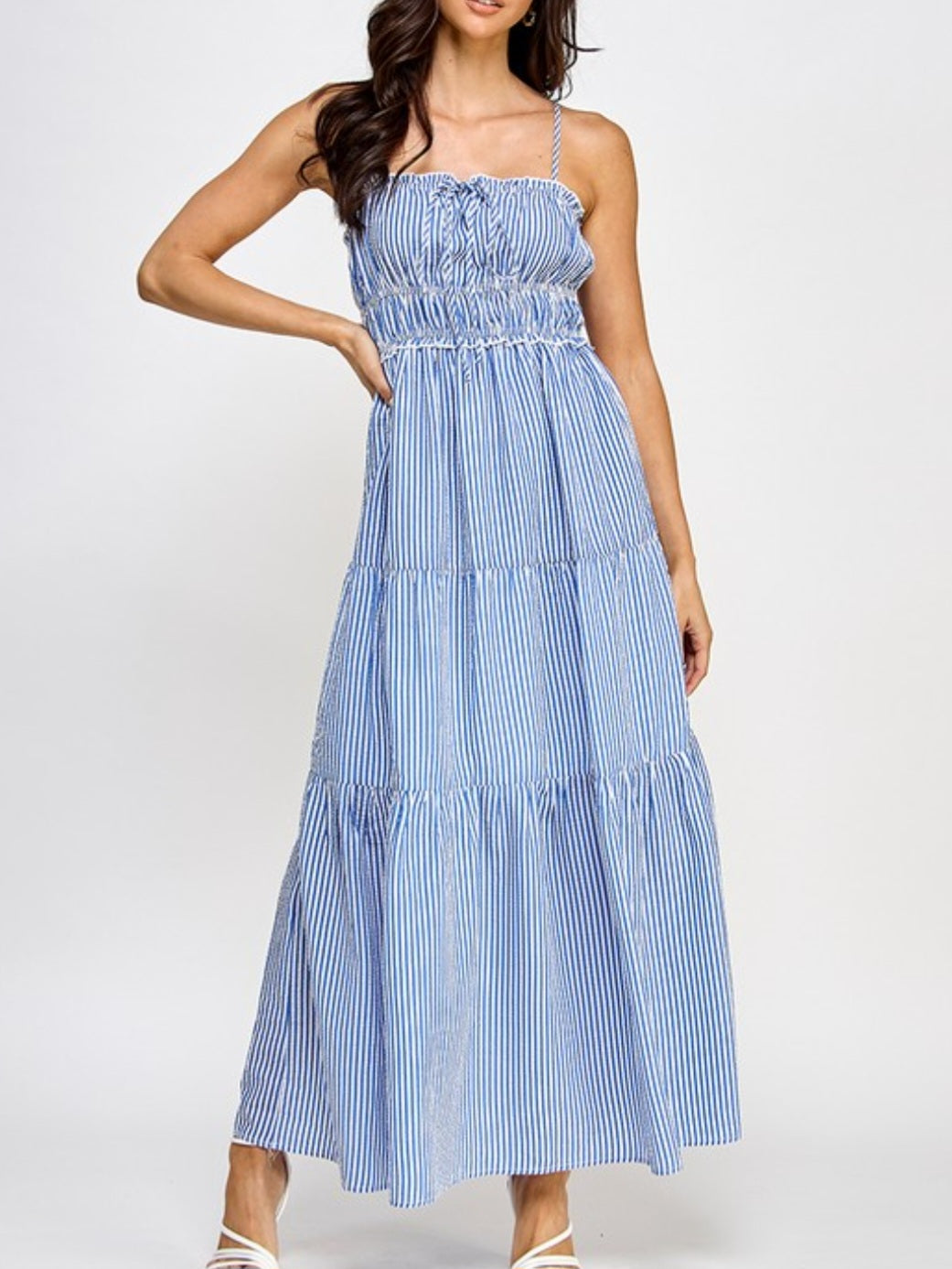Ella Stripe Maxi Dress