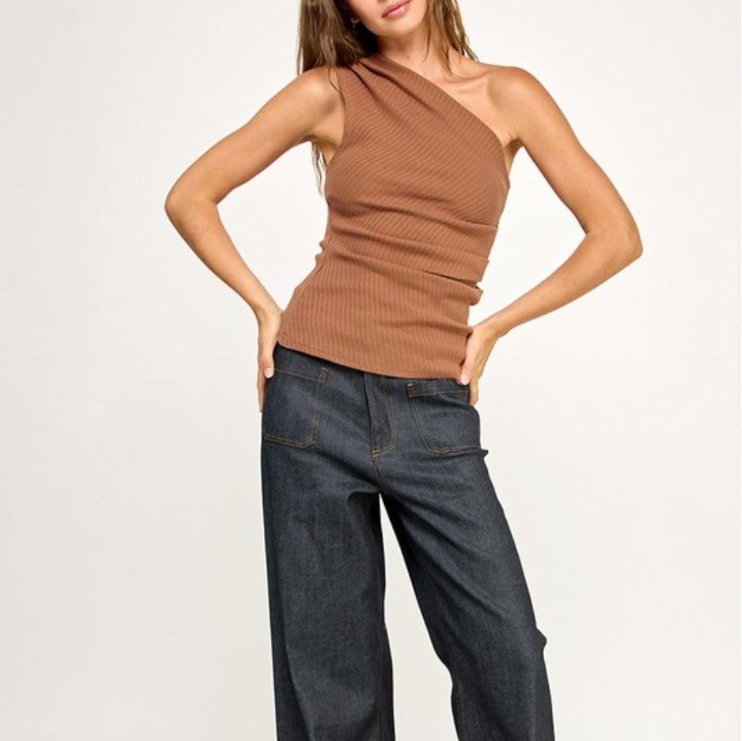 Elle Top (Brown)