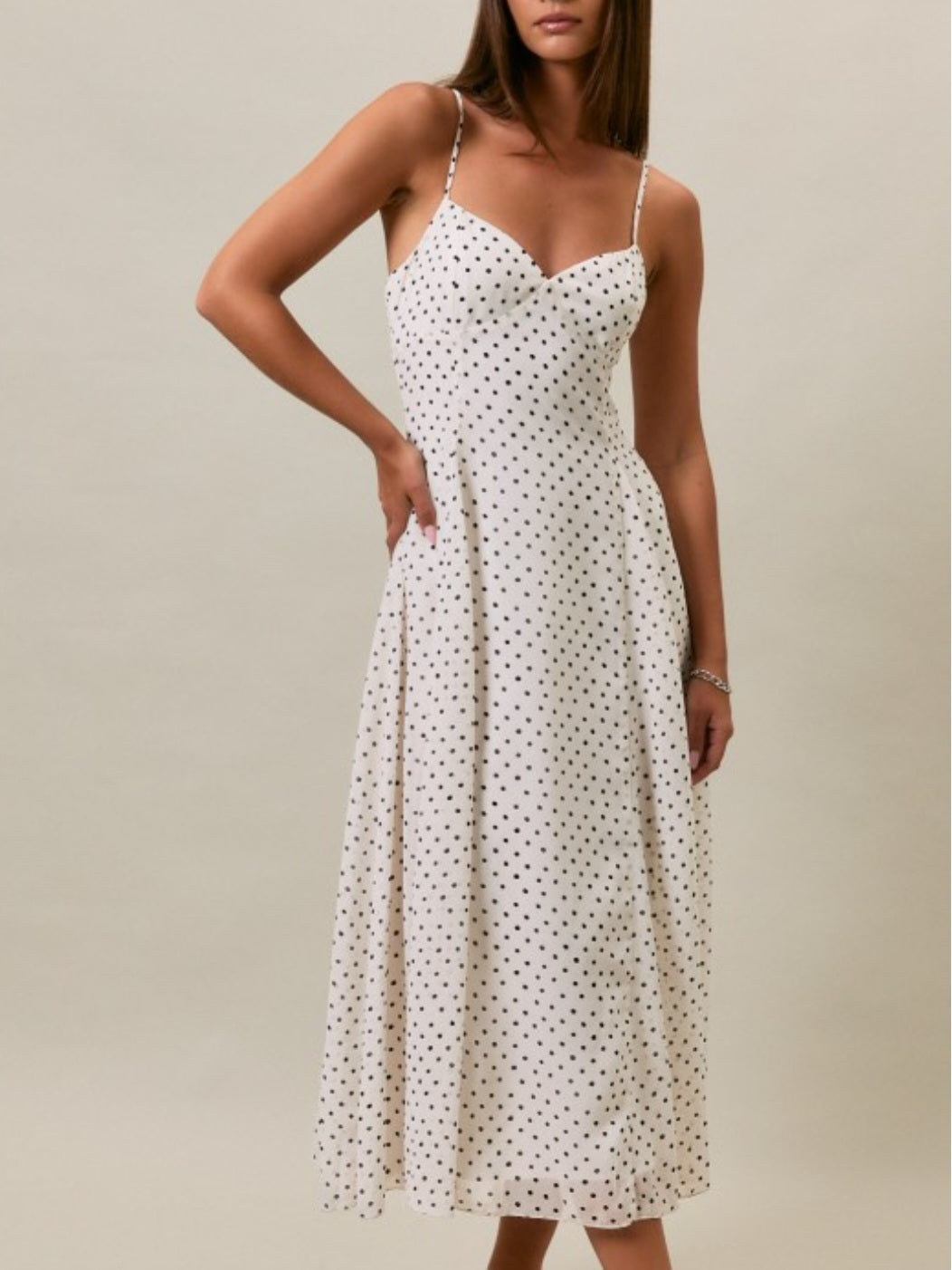Perla Polka Dot Dress
